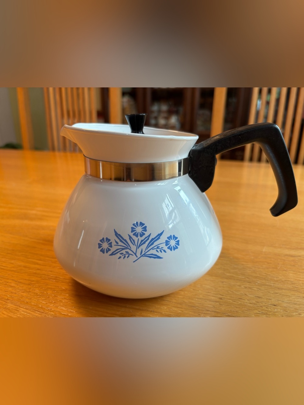 CorningWare Blue Cornflower 6 Cup Teapot